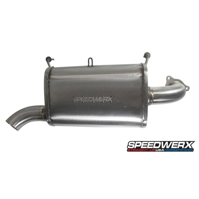 SPEEDWERX Q6 SERIES STAINLESS STEEL BOLT-ON EXHAUST // 2016-2021 POLARIS RZR XP TURBO / XP 4 TURBO