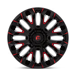 FUEL Offroad QUAKE Wheels (GLOSS BLACK MILLED RED TINT)