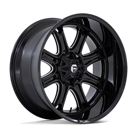 FUEL Offroad DARKSTAR Wheels (GLOSS BLACK MILLED)