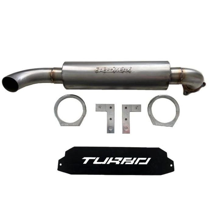 SPEEDWERX L2 SERIES STAINLESS STEEL BOLT-ON EXHAUST // 2020-2023 POLARIS RZR PRO XP / PRO XP 4