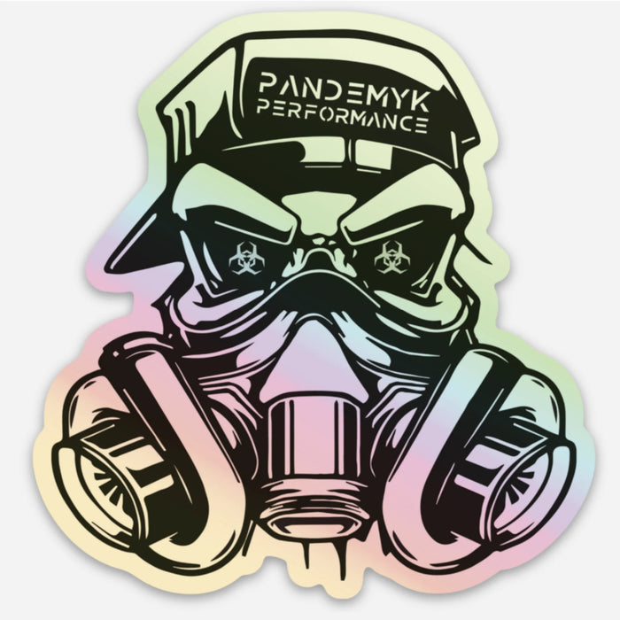 Pandemyk Die-Cut Turbo Gas Mask Sticker Decal