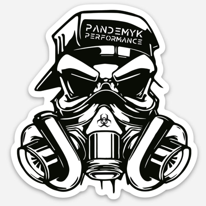 Pandemyk Die-Cut Turbo Gas Mask Sticker Decal