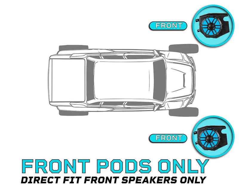 Memphis Audio RZR Front Pods (Pair)