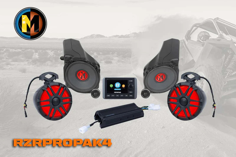 Memphis Audio RZR PRO 4 Audio Kit (PRO XP - PRO R - TURBO R)