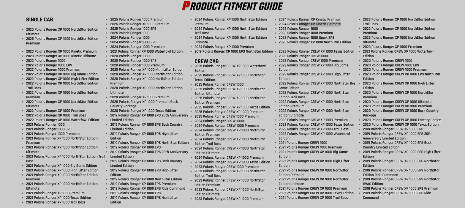 Thumper Fab Ranger 1000 BIG Brake Kit