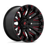 FUEL Offroad QUAKE Wheels (GLOSS BLACK MILLED RED TINT)