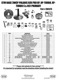 STM Rage 3WCP Polaris Pro XP, XP-Turbo, Turbo R, Turbo S and RS1 Primary Clutch
